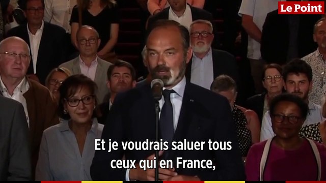 Municipales : la réaction d'Édouard Philippe au Havre après sa victoire