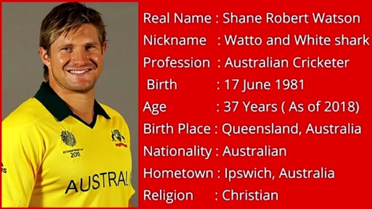 Shane Watson's Lifestyle, IPL Salary, Net worth, House, Car, Family, Wife, Kids & Luxurious Lifest