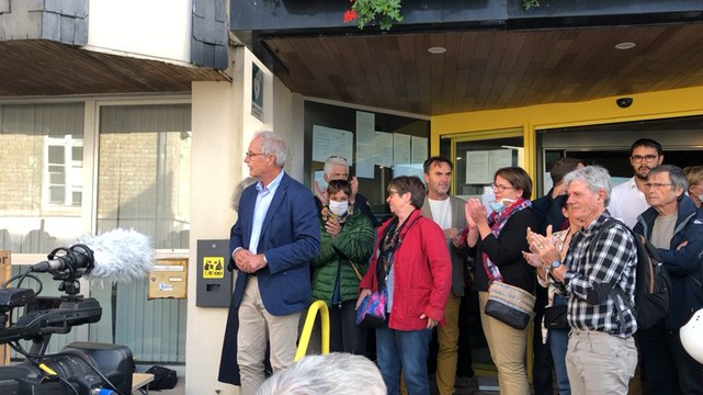 La réaction du candidat Hugues Tupin, tête de la liste de gauche vaincue