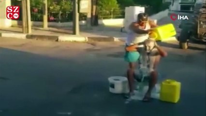 KKTC’de “süt banyolu” eylem