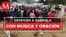 Despiden a Gabriela Gómez, mujer que murió en atentado contra García Harfuch