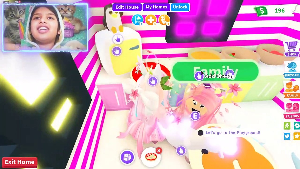 Candy *REACTS* To Her Unicorn's *NEW* HOME In Adopt Me! (Roblox)