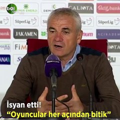 Rıza Çalımbay isyan etti! "Oyuncular her açıdan bitik"