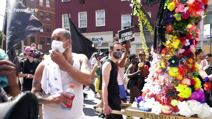 Queer Liberation March hits New York streets with the message to 'defund the NYPD'