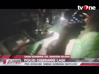 Tabrak Gerbang Mapolres, Seorang Pria Ditembak Mati