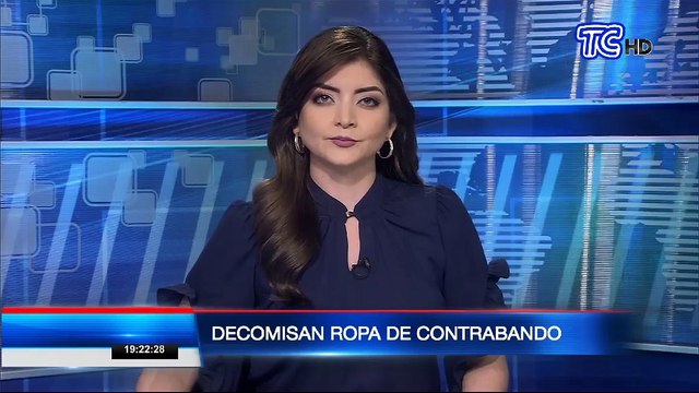 Policía Nacional incautó ropa de contrabando en una persecución en Guayaquil