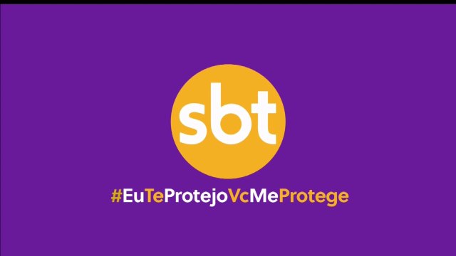 Vinheta de divisão de rede - SBT Contra o Novo Coronavírus (Eu te protejo e você me protege) | SBT 2020 (Gravado em 14/05/2020 - 10h20)