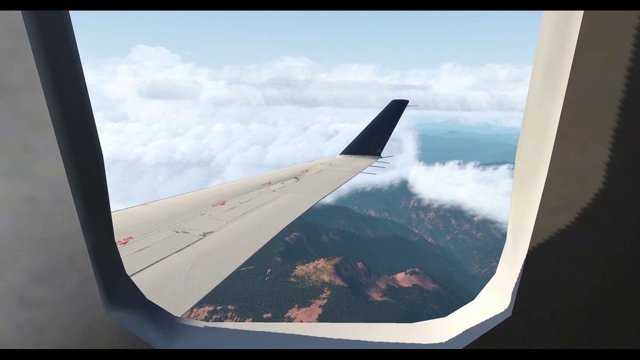 CRJ-200 Landing, KPDX (X-Plane 11)