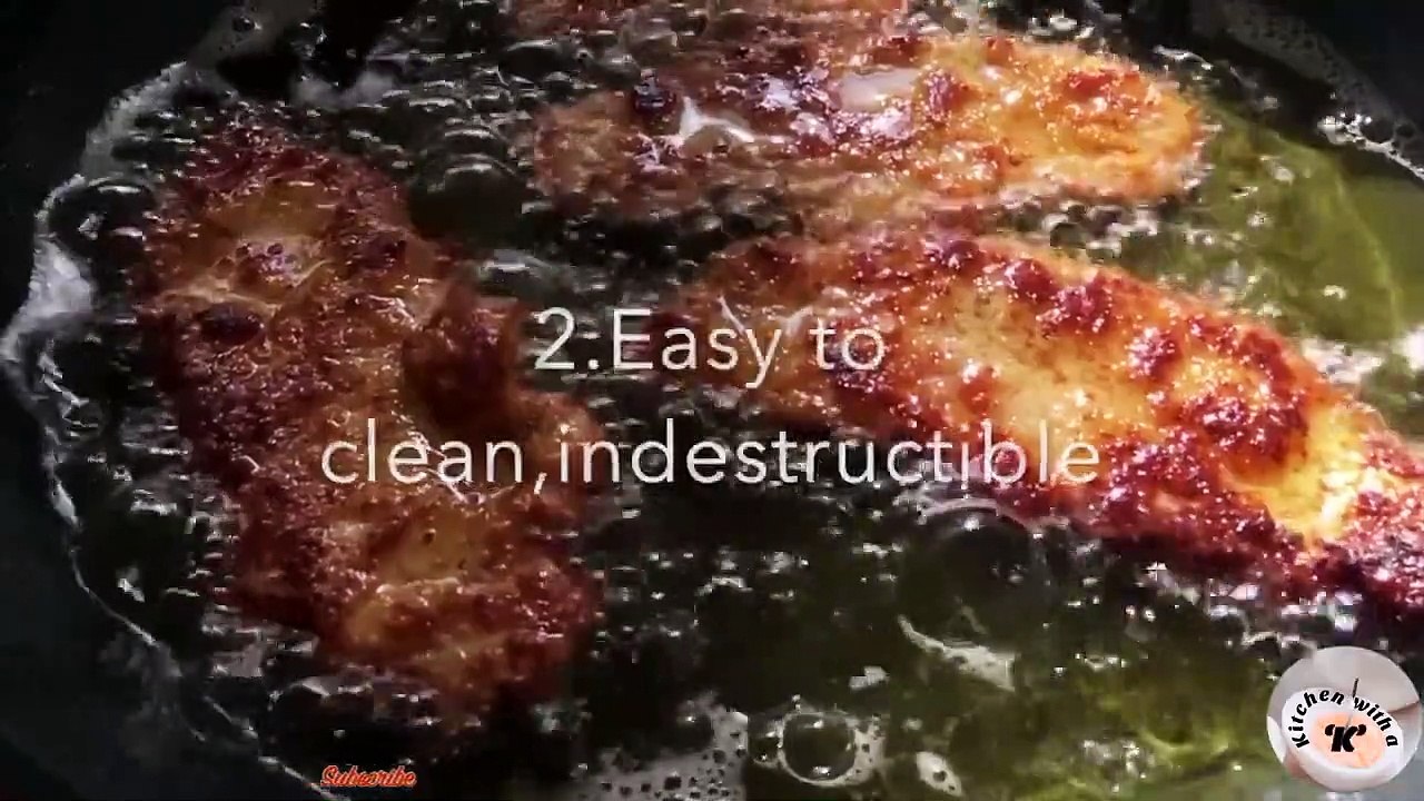 How to season a cast iron pan | Cast iron seasoning | Cast iron benefits | Kitchen with a Knife