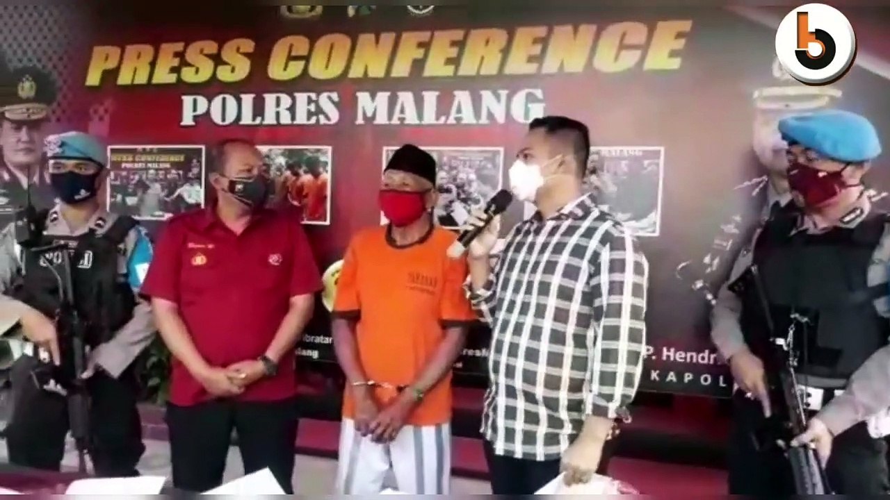 Kakek Sugiono Ala Malang Seminggu 3 Kali Cabuli anak Tirinya