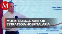 Reconversión hospitalaria ayudó a reducir muertes por covid-19: López-Gatell