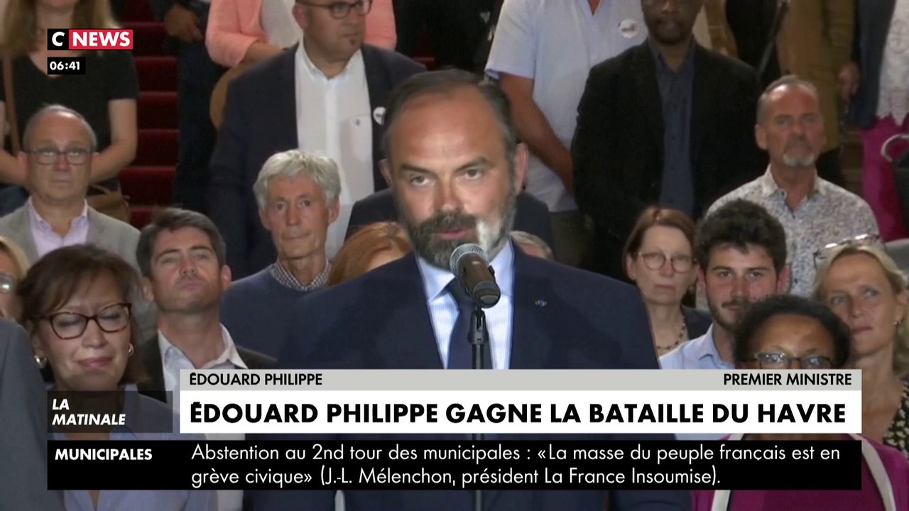 Municipales 2020 : Edouard Philippe renforcé après sa victoire au Havre