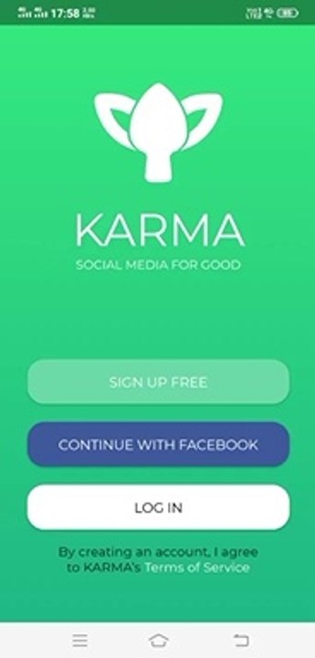 Earn Karma token