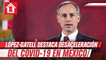 Coronavirus: Hugo López-Gatell reportó desaceleración de Covid-19 en México