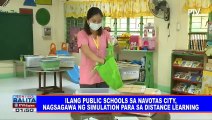 Ilang public schools sa Navotas City, nagsagawa ng simulation para sa distance learning