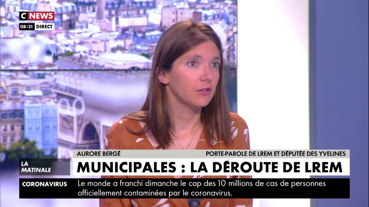 Aurore Bergé : «Il y a des bousculements majeurs, nous avons beaucoup de sortants qui sont battus»