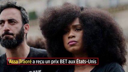 Assa Traoré a reçu un prix BET aux États-Unis