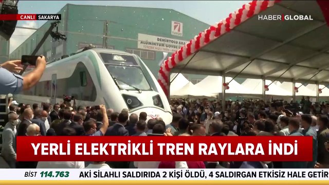 Bakan Varank duyurdu! Yerli ve milli elektrikli tren raylara indi...