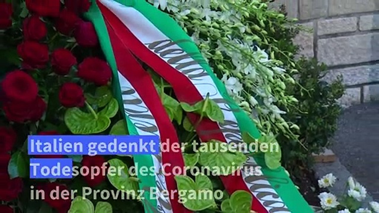 Bergamo gedenkt der Corona-Toten