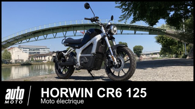Moto électrique Horwin CR6 125 ESSAI POV Auto-Moto.com