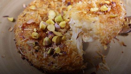 طريق تحضير كنافة تركية بالجبن