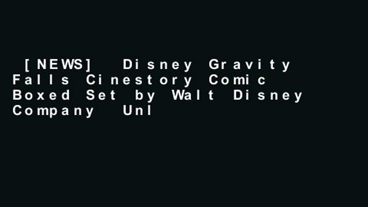 [NEWS]  Disney Gravity Falls Cinestory Comic Boxed Set by Walt Disney