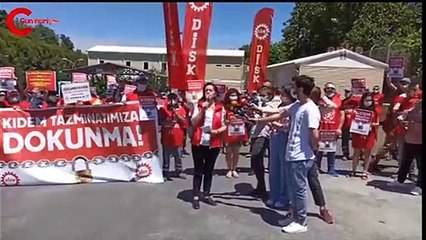 İşçiler sokakta: Kıdem tazminatı kırmızı çizgimizdir!