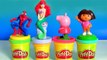 Play Doh Stamper Disney Princess Ariel, Play Doh Stamper Spiderman, Play Doh Stamper Peppa Pig, Dora