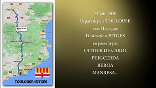 Destination l'Espagne vers Sitges part 01.Le 21.06.2020 (Hd 1080)