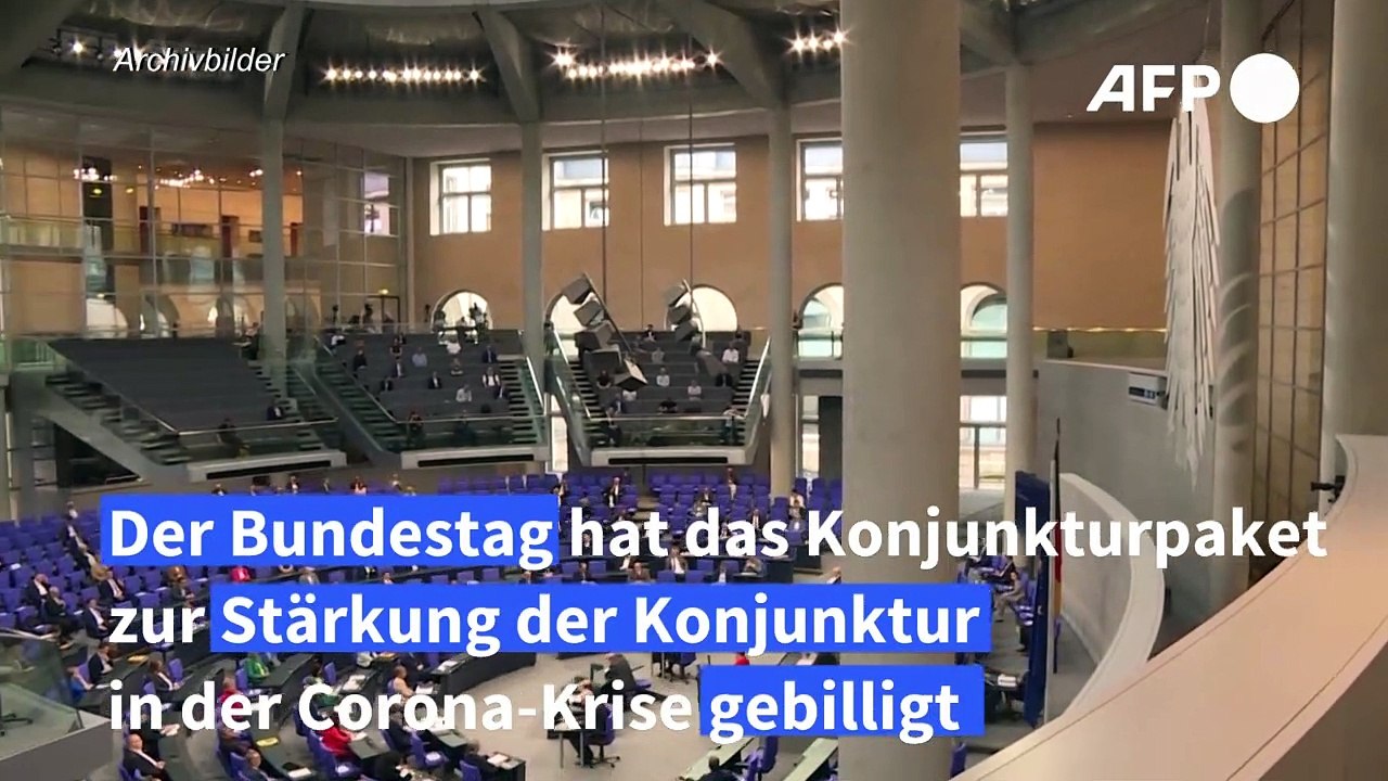 Bundestag billigt Konjunkturpaket mit Mehrwertsteuersenkung