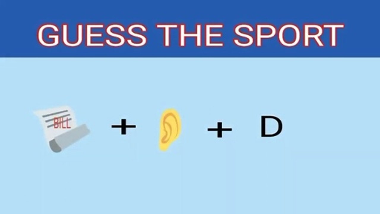 Can you guess the sport from Emojis? Emoji challenge.
