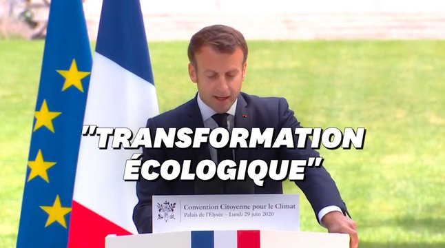 Convention Climat: retrouvez l'intégralité du discours d'Emmanuel Macron