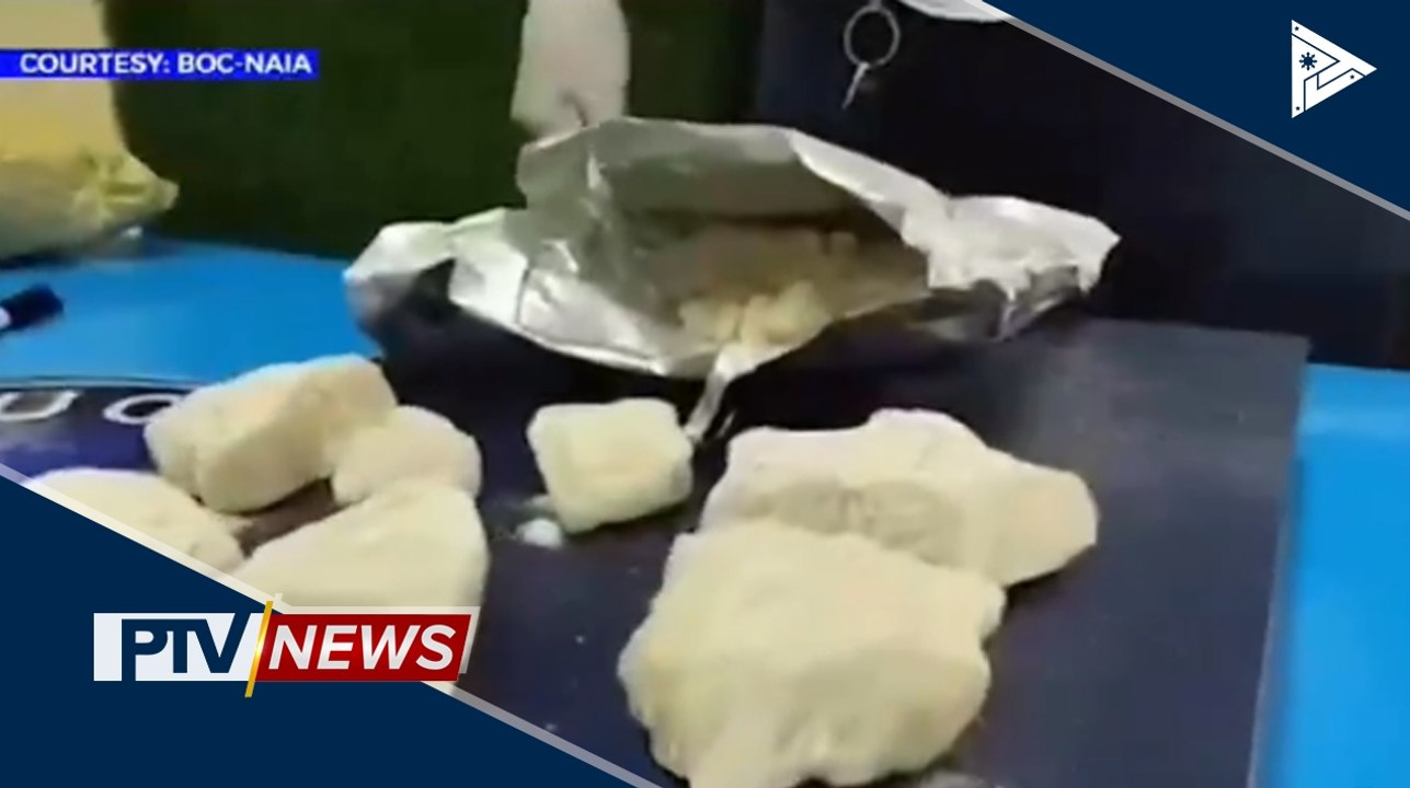 P2-M halaga ng ipinagbabawal na gamot, nasabat ng BOC-NAIA