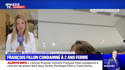 Emploi fictif: François Fillon condamné à 2 ans de prison ferme, Penelope Fillon à 3 ans avec sursis