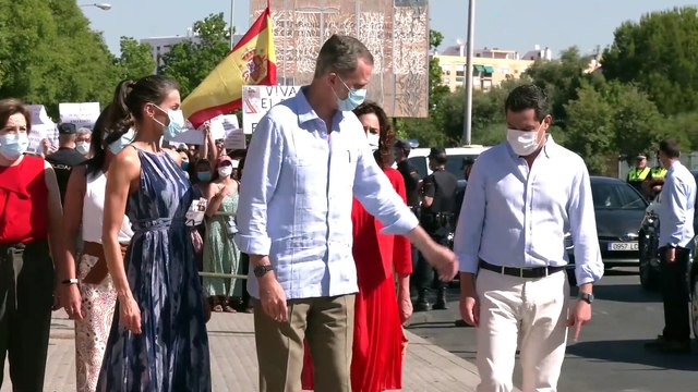 Los Reyes visitan Sevilla y Córdoba en su gira por España tras la pandemia