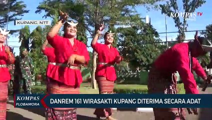 Anggota Korem 161 Wirasakti Kupang Gelar Penyambutan Danrem Baru