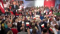 El presidente de Polonia vence en la primera vuelta con un 41,8% de los votos