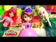 Play Doh Princess Sofia Dress Up Party Royal Sparkle with Mermaid Ariel Elsa Disney Frozen Fever