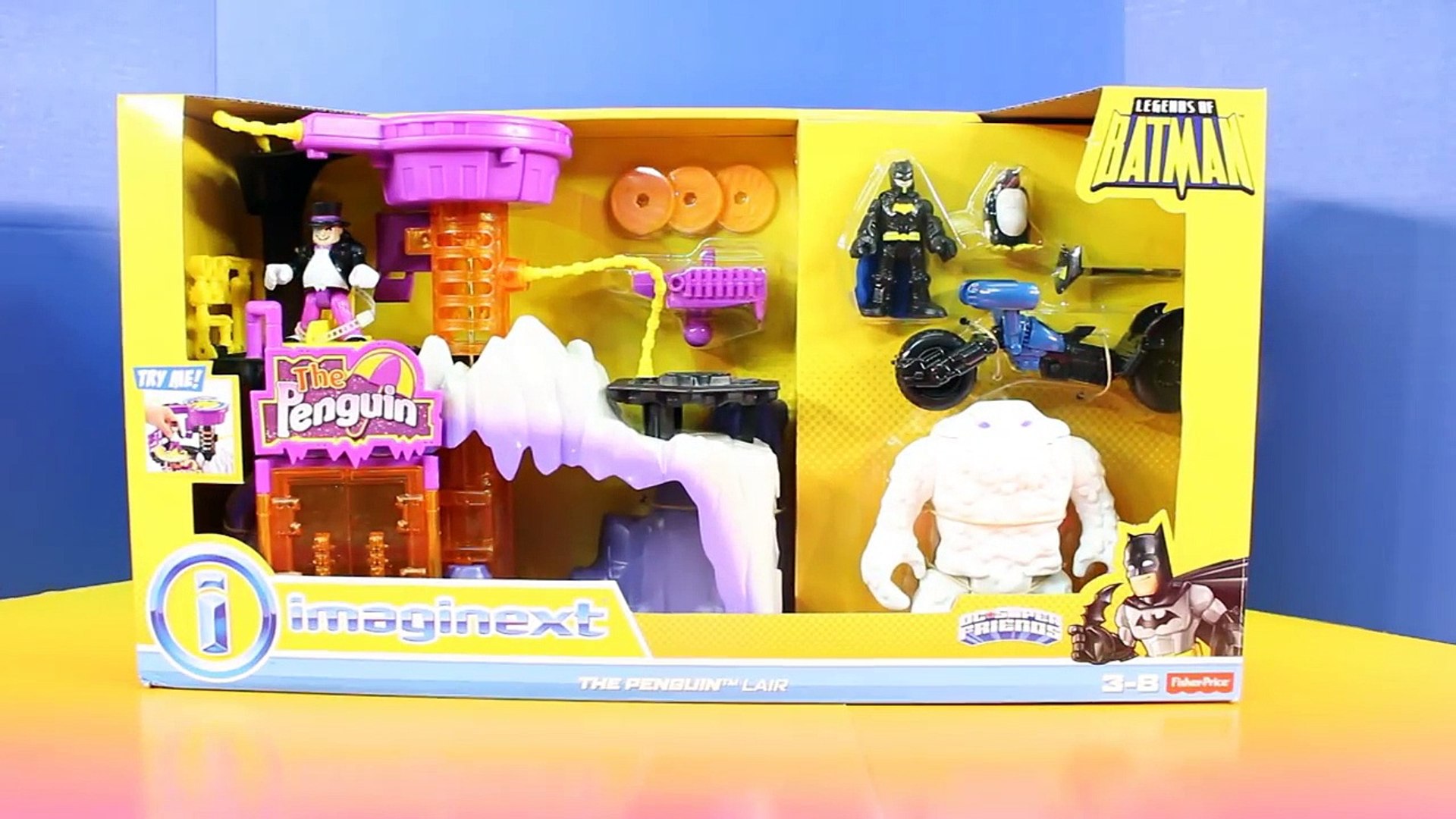 imaginext the penguin lair