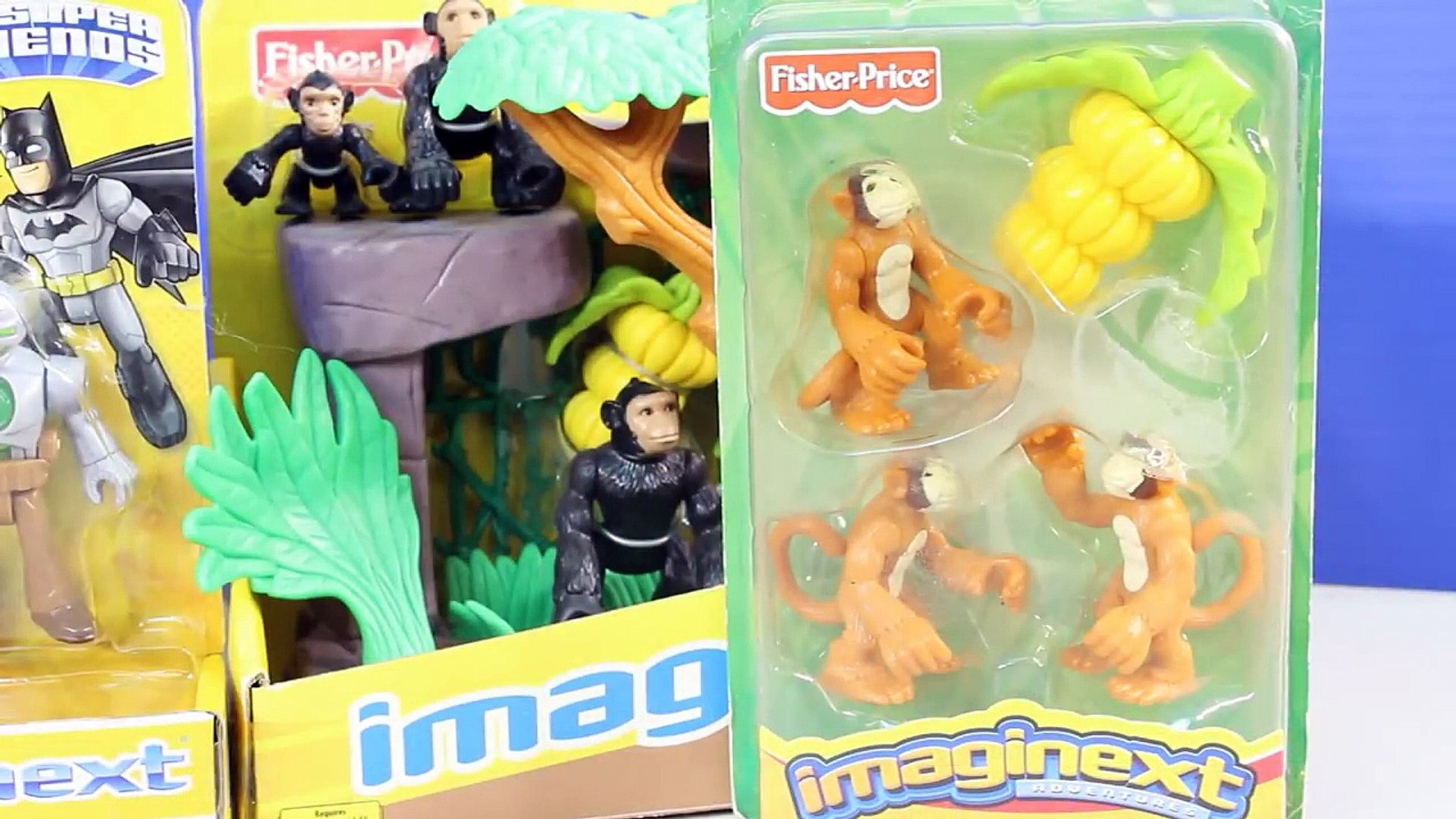 Imaginext Minion Darkseid & Metallo Capture Monkey & Chimpanzee Family Red Tornado & Aqu