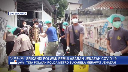 Salut! 3 Polwan Ini Sukarela Merawat Jenazah Corona