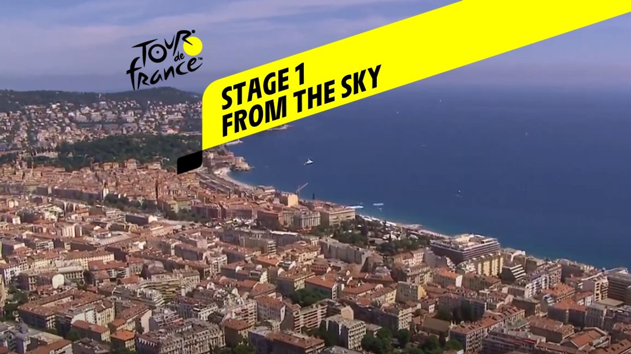 Tour de France 2020 - Étape 1 vue du ciel / Stage 1 from the sky : Nice
