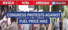 Congress protests against fuel price hike