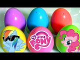 MLP Surprise Eggs Learn Colors with My Little Pony SURPRISE Eggs