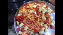 healthy salad carrot cucumber tomato recipe