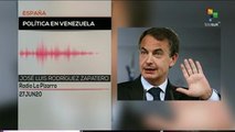 Rodríguez-Zapatero: negativa la situación de Guaidó en Venezuela