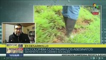 Siguen los asesinatos de activistas colombianos