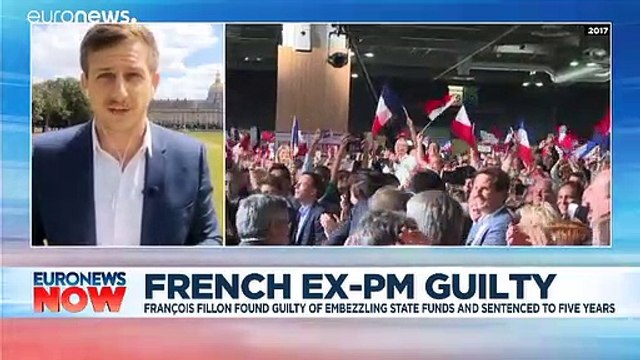 Former French PM François Fillon sentenced to prison over 'fake jobs' scandal