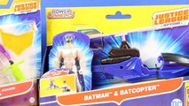 Justice League Power Connects Toy Review Batman Joker Superman  Batcopter Playing With Toys Battle
