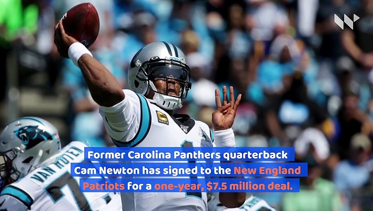 Cam Newton Makes 1-Year Deal With New England Patriots